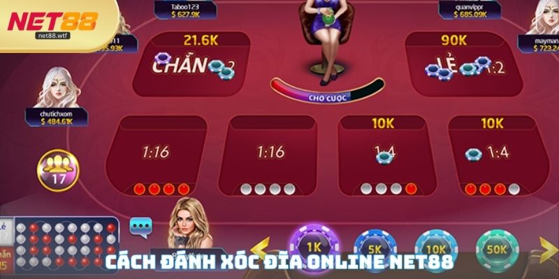 Cách đánh xóc đĩa online NET88